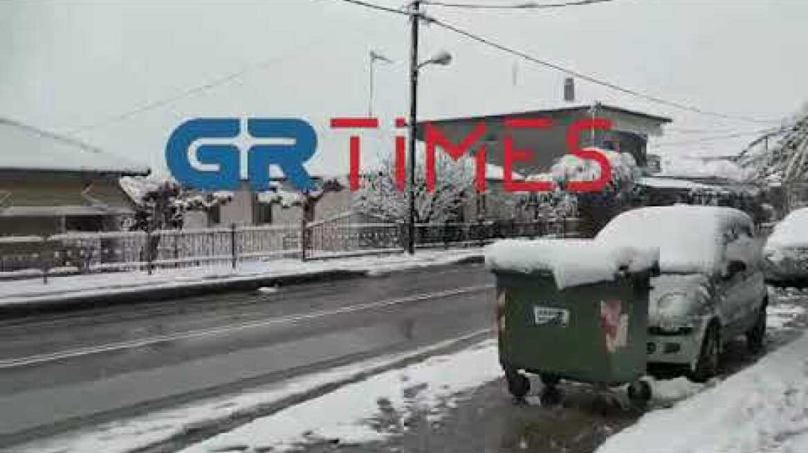 Χιόνια Αλεξάνδρεια Ημαθίας - GRTimes.gr