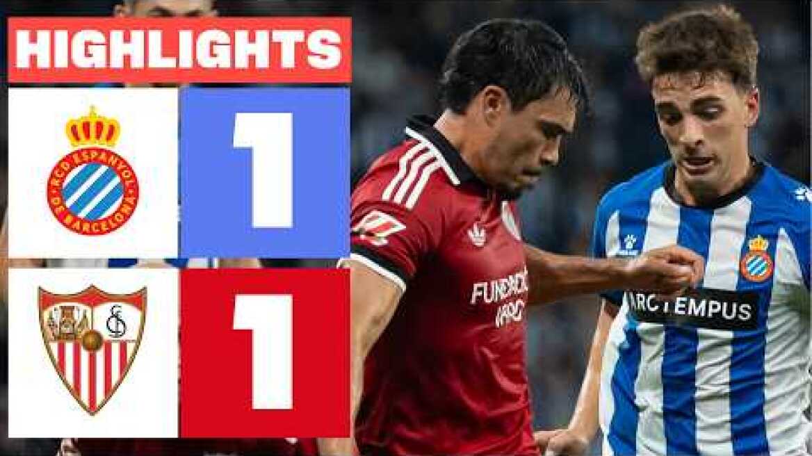 RCD ESPANYOL 1 - 1 SEVILLA FC | RESUMEN LALIGA EA SPORTS