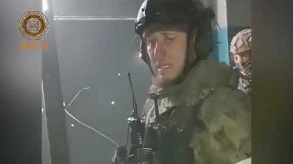 Chechen Soldiers Fight In Azovstal Tunnels in Mariupol