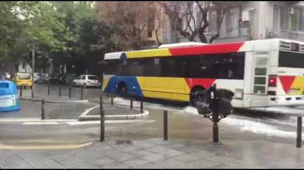 Thestival.gr Καταιγίδα στο κέντρο της Θεσσαλονίκης