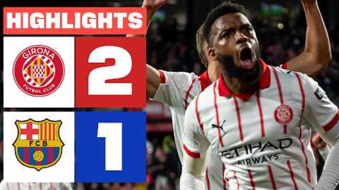 GIRONA FC 2 - 1 FC BARCELONA | RESUMEN LALIGA EA SPORTS