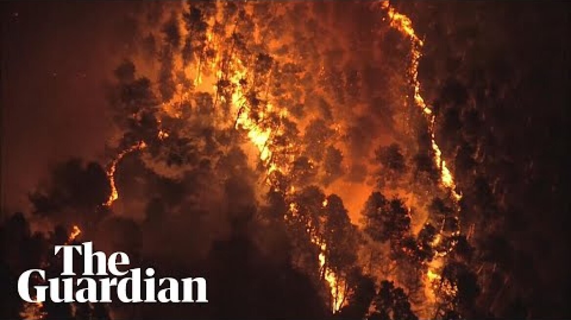 Wildfires tear across northern Japan