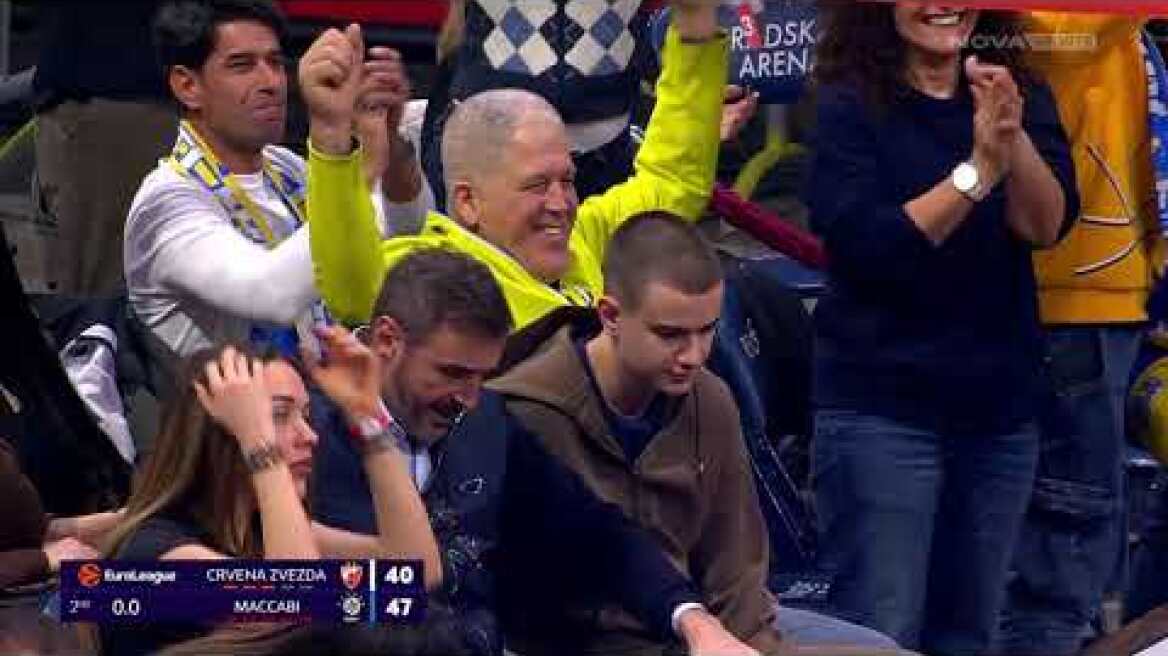 Euroleague: Με φόρα ο Ολυμπιακός στη 2η θέση, σπουδαία διπλά για Μακάμπι, Αρμάνι και Μπαρτσελόνα Ερυθρός Αστέρας – Μακάμπι: 82-83 (ΜD 27, 6/2/26)