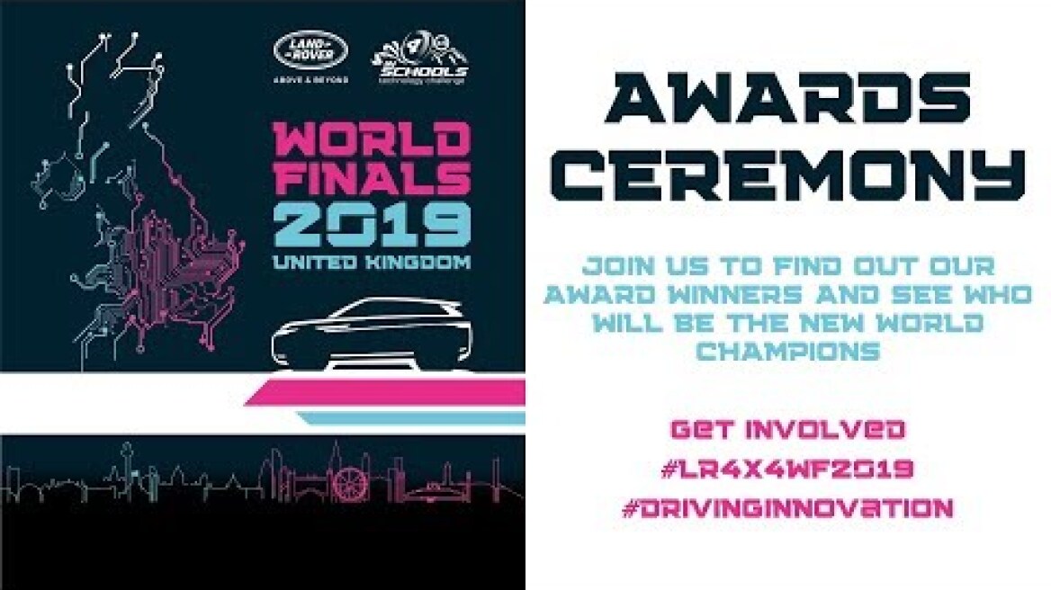 Land Rover 4x4 in Schools World Finals 2019, Awards Ceremony