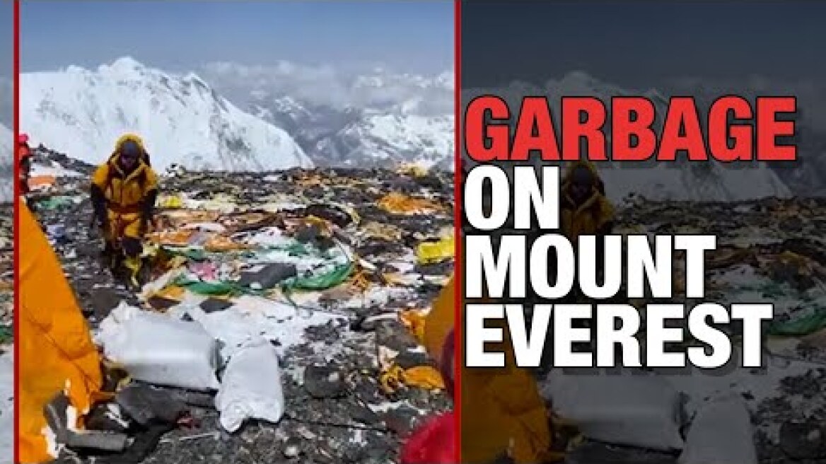 HEARTBREAKING VIRAL VIDEO of Huge Pile of Garbage on Mount Everest