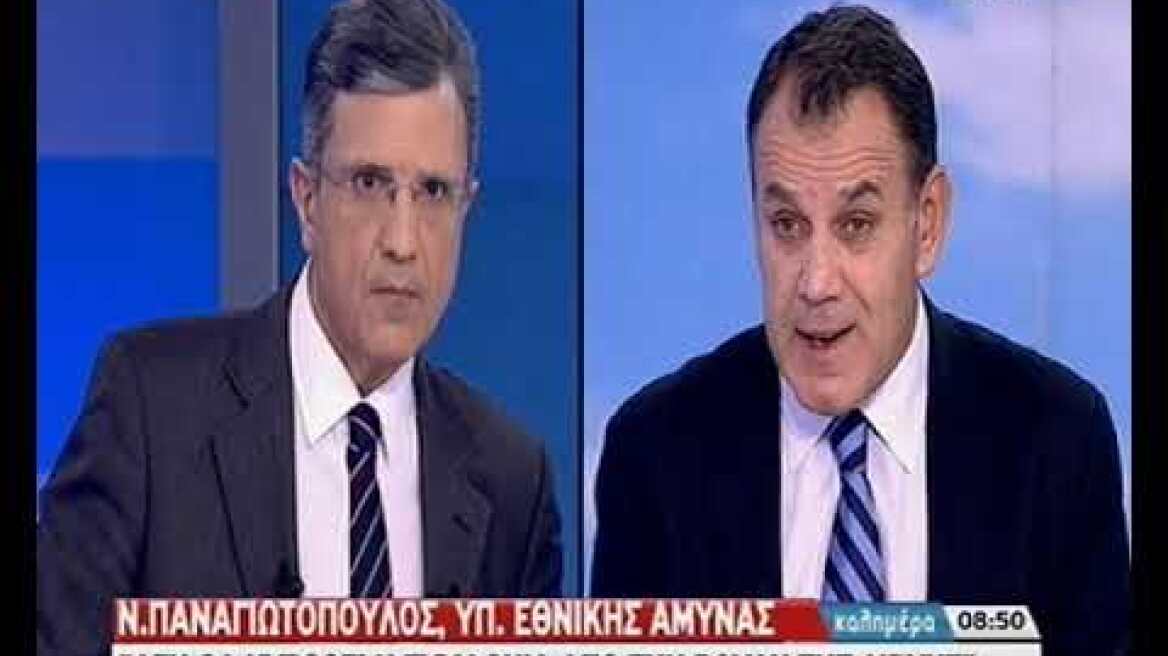 Ο Υπουργός Άμυνας, Νίκος Παναγιωτόπουλος, για τις συζητήσεις με την  Τουρκία