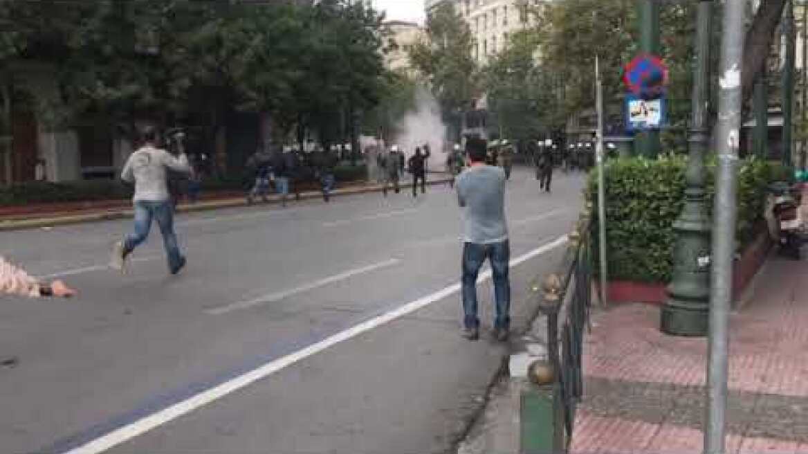 Επεισόδια στο συλλαλητήριο φοιτητών και μαθητών