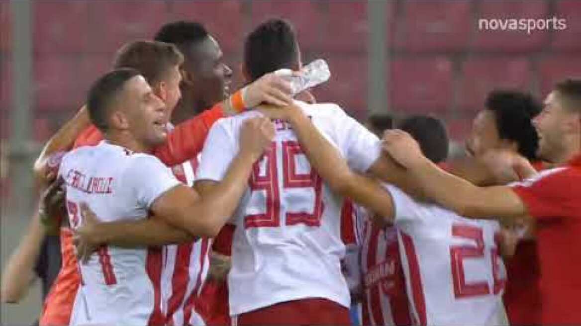 Τα πανηγύρια των παικτών για την κατάκτηση του 45ου πρωταθλήματος