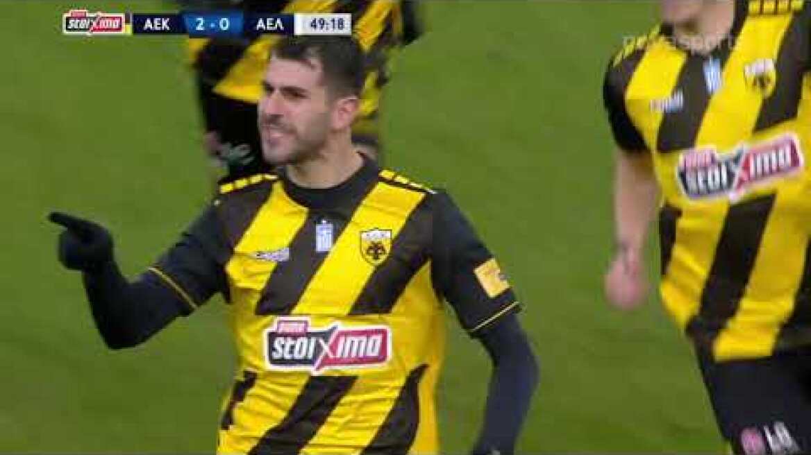 ΑΕΚ-ΑΕΛ 3-0 Τα στιγμιότυπα
