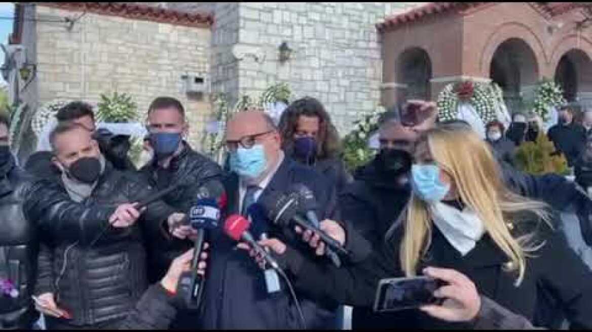 Κηδεία Τράγκα - Δήλωση Αντώναρου