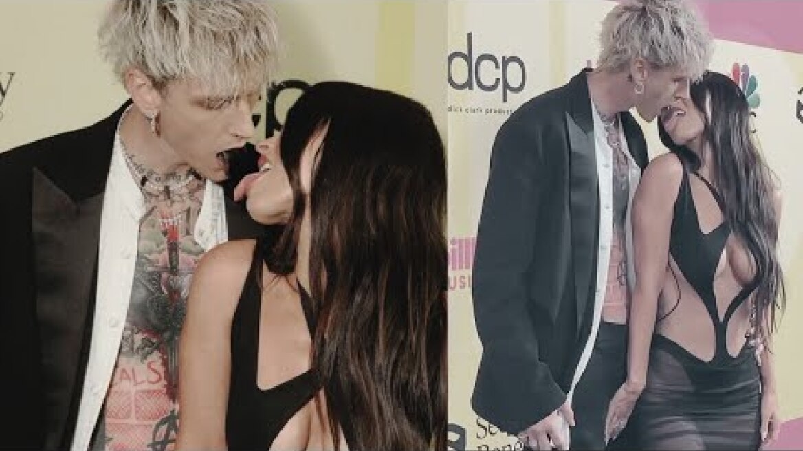 machine gun kelly and megan fox at the billboard music awards