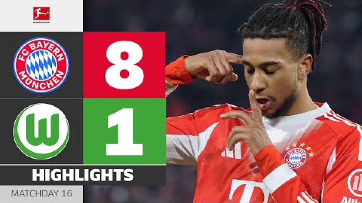 Like They Never Left! | FC BAYERN - VFL WOLFSBURG | Highlights | Matchday 16 – Bundesliga 2025/26