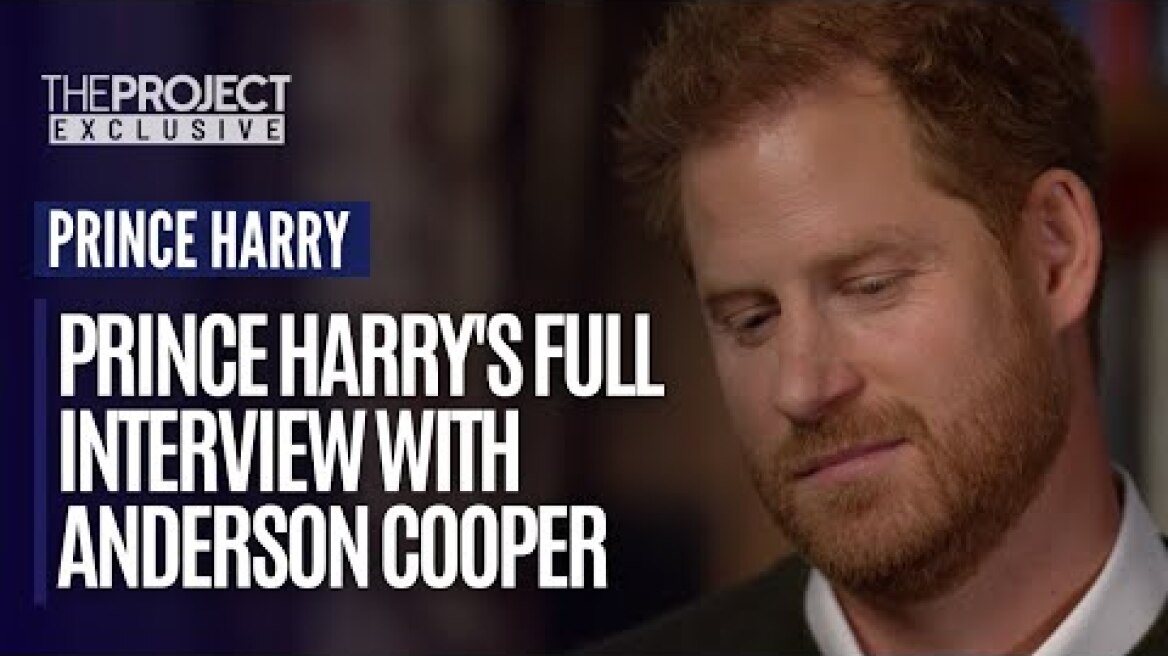 Prince Harry's Full Interview With Anderson Cooper