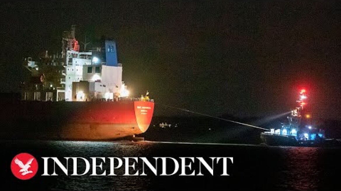 Special armed forces gain control of oil tanker off Isle of Wight