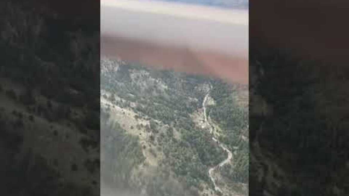 Πλάνα από ελικόπτερο που ψάχνουν τον αγνοούμενο τουρίστα στο φαράγγι στην Κρήτη (1)