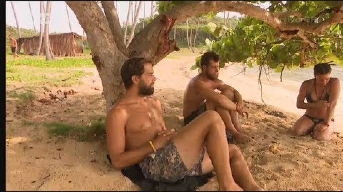 Survivor | Οι παίκτες συζητούν για την αποχώρηση της Ροδάνθης | 17/06/2018