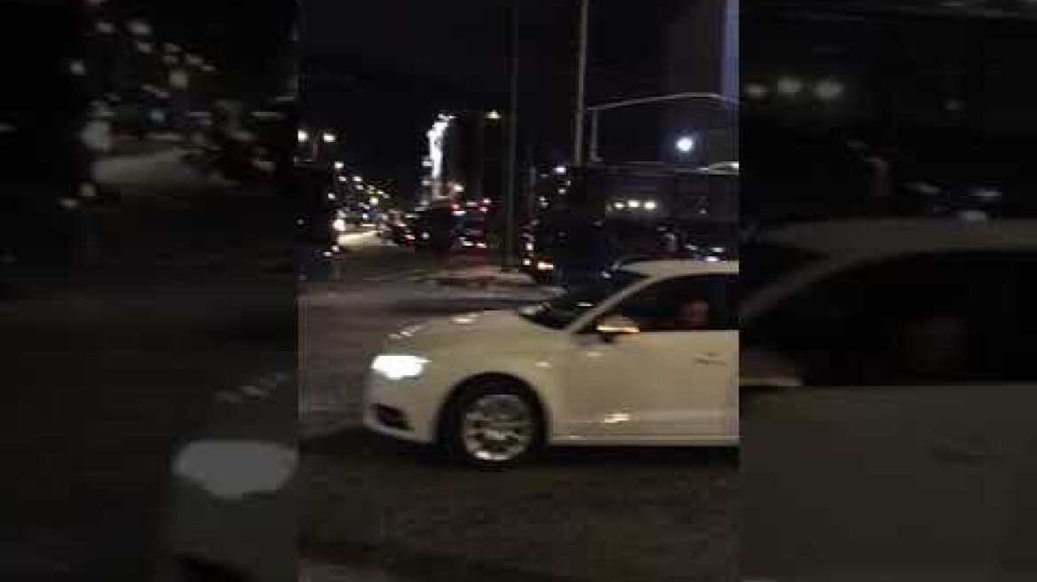 Έκλεισε η Κηφισίας και στα δυο ρεύματα στο ύψος της ισραηλινής πρεσβείας στην Κατεχάκη