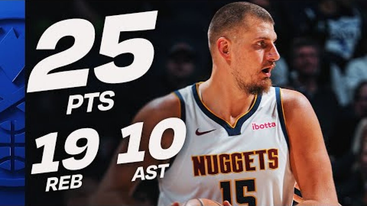 Nikola Jokić Gets His Third Straight TRIPLE-DOUBLE! | October 27, 2025