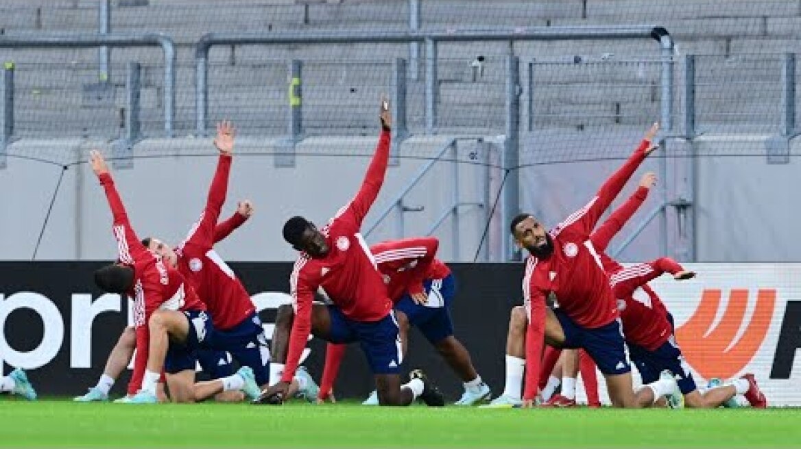 Η τελευταία προπόνηση πριν τη Φράιμπουργκ/ Last training session ahead of our match vs SC Freiburg