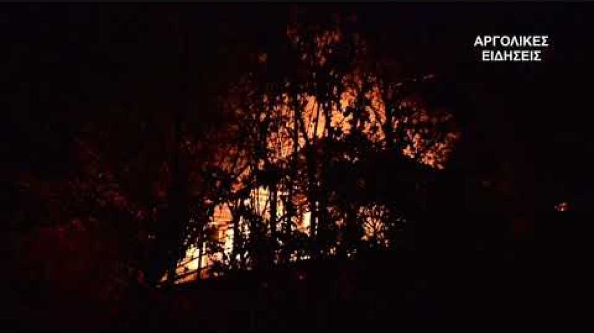 ΠΥΡΚΑΓΙΑ ΣΕ ΟΙΚΙΑ ΗΡΑΙΟ ΑΡΓΟΛΙΔΑΣ 3/9/2019