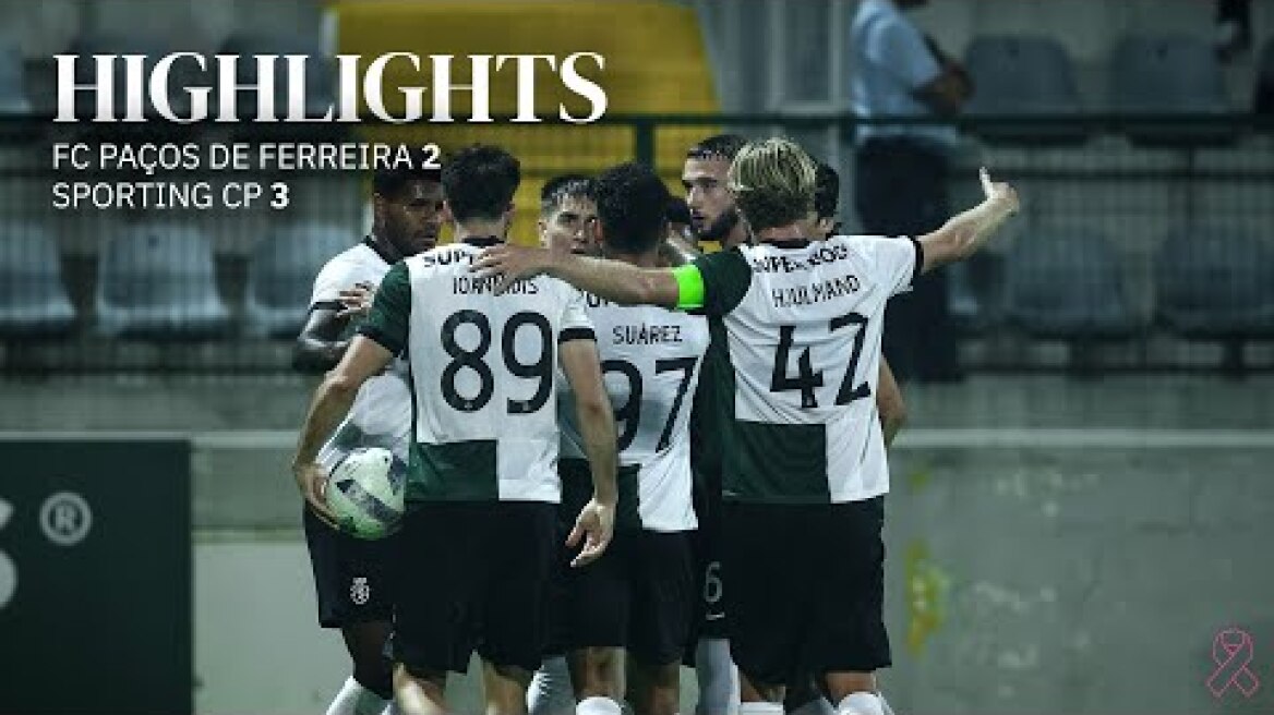 Resumo | Taça de Portugal: FC Paços de Ferreira 2-3 Sporting CP