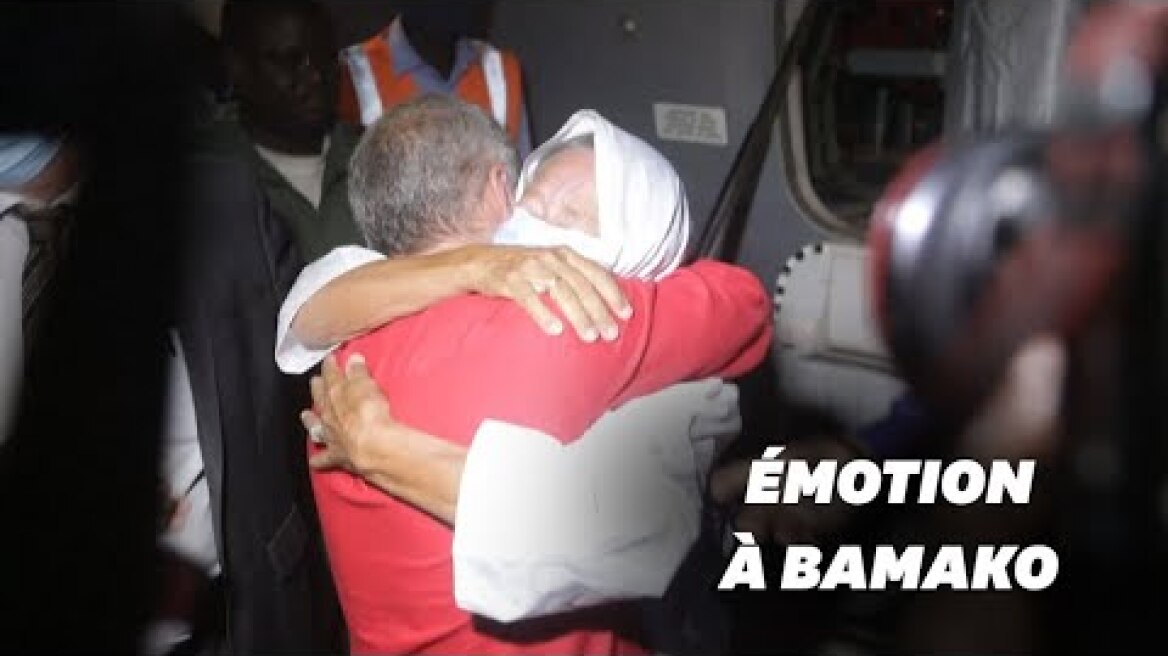 Libération de Sophie Pétronin: les retrouvailles bouleversantes avec son fils