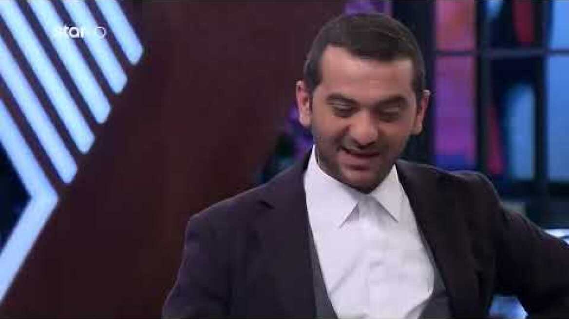 Το "ατύχημα" του Λεωνίδα Κουτσόπουλου. Δείτε τι έπαθε ο κριτής | MasterChef 4