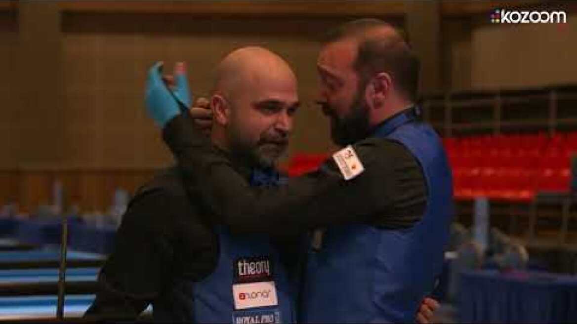 European championship for National teams in 3cushions. The last point the tears and award ceremony.