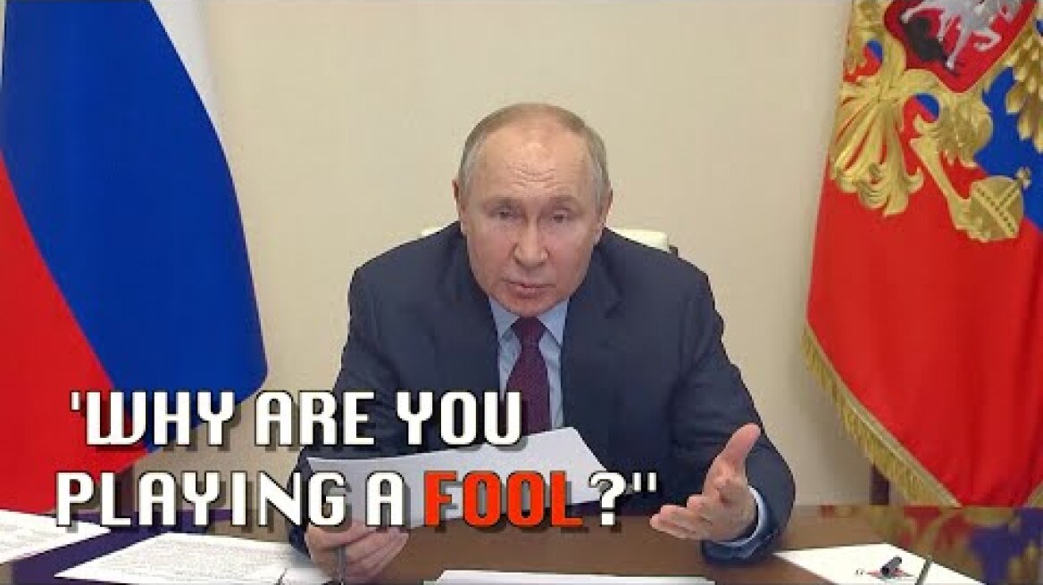 'Why are you playing a fool?' Putin reprimands Deputy PM over business failings
