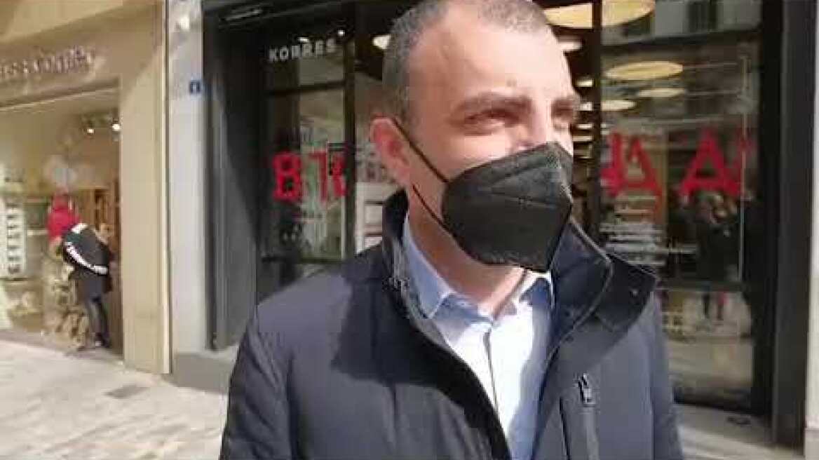 Βίντεο δήλωση Ο αντιπρόεδρος εμπορικού συλλόγου Αθήνας