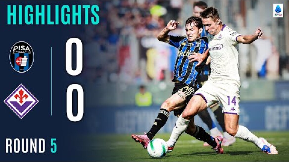 PISA-FIORENTINA 0-0 | HIGHLIGHTS | La Viola’s Winless Run Continues | Serie A 2025/26