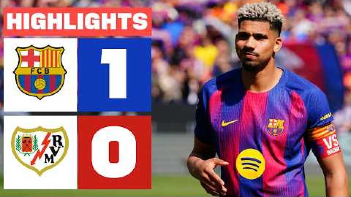 FC BARCELONA 1 -  0 RAYO VALLECANO | RESUMEN LALIGA EA SPORTS
