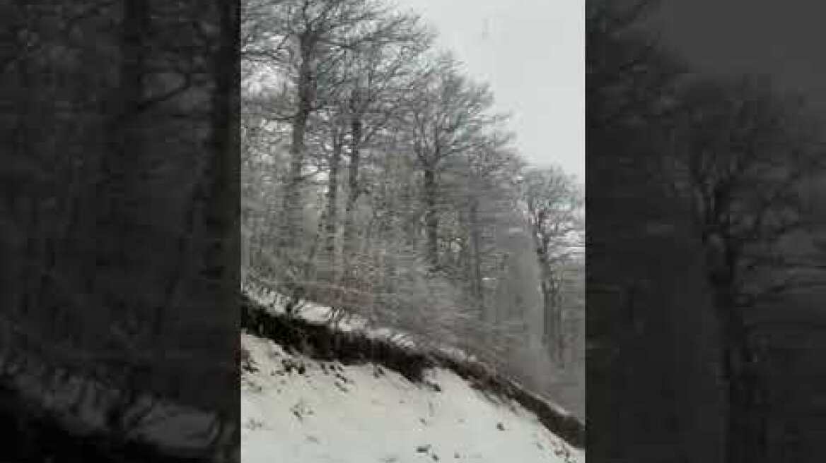 Τα πρώτα χιόνια στα ορεινά της Δυτικής Φθιώτιδας