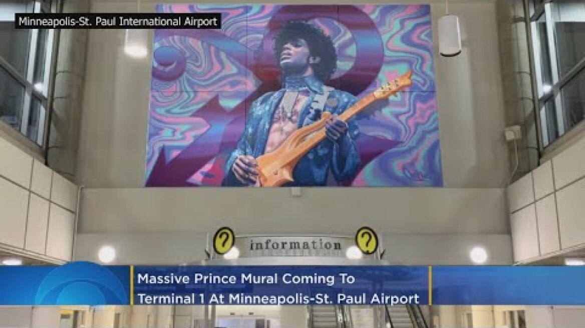 Massive Prince Mural Coming To MSP’s Terminal 1