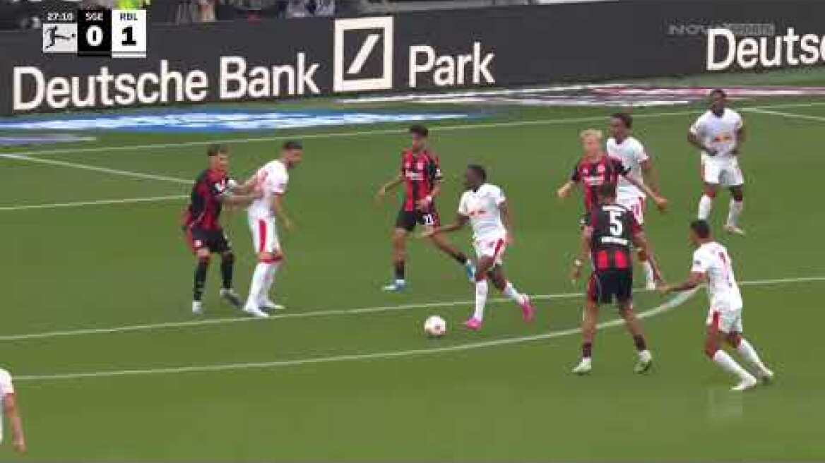 Άιντραχτ Φρανκφούρτης - Λειψία: 1-3 (MD 30, 18/04/2026)