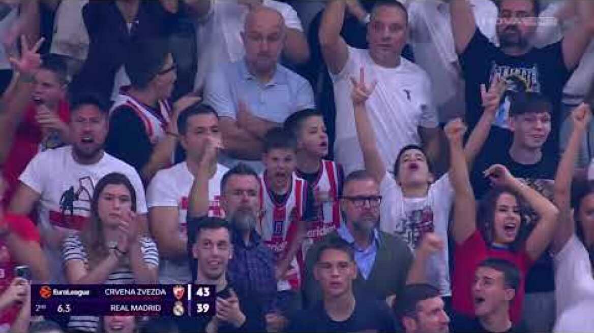 Ερυθρός Αστέρας - Ρεάλ Μαδρίτης:  90-75 (ΜD 5, 17/10/25)