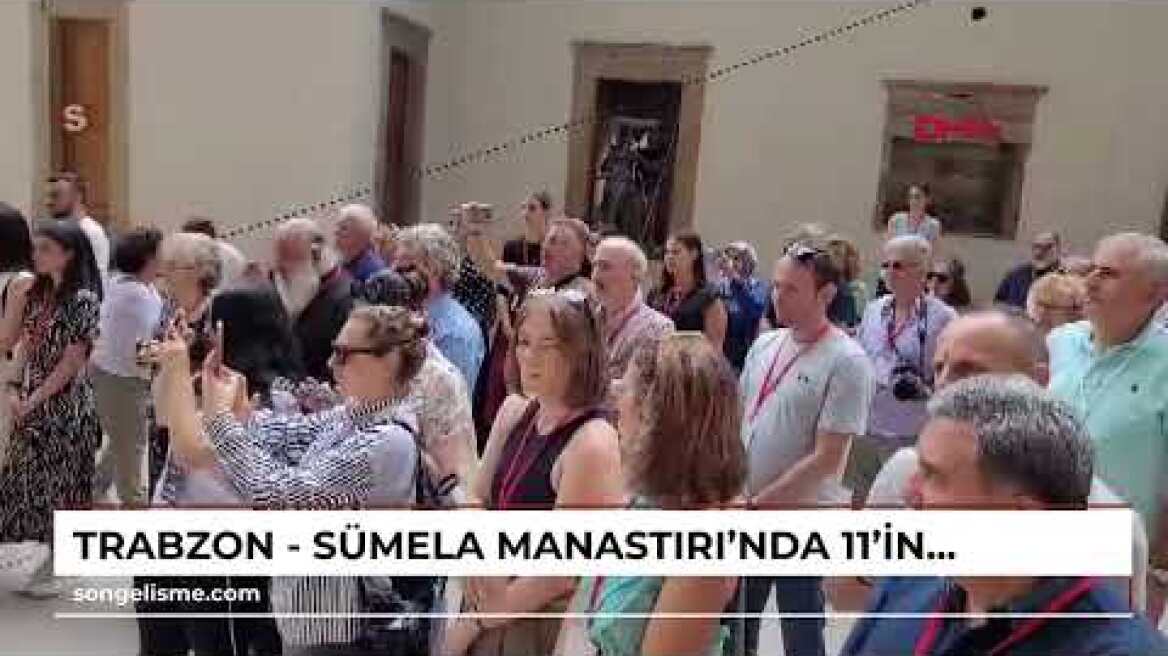 TRABZON - Sümela Manastırı'nda 11'inci ayin