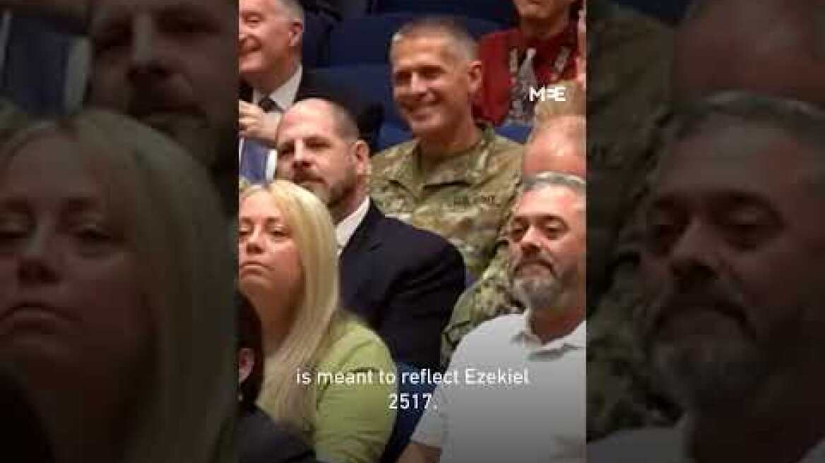 Hegseth criticised for quoting pulp fiction as bible verse