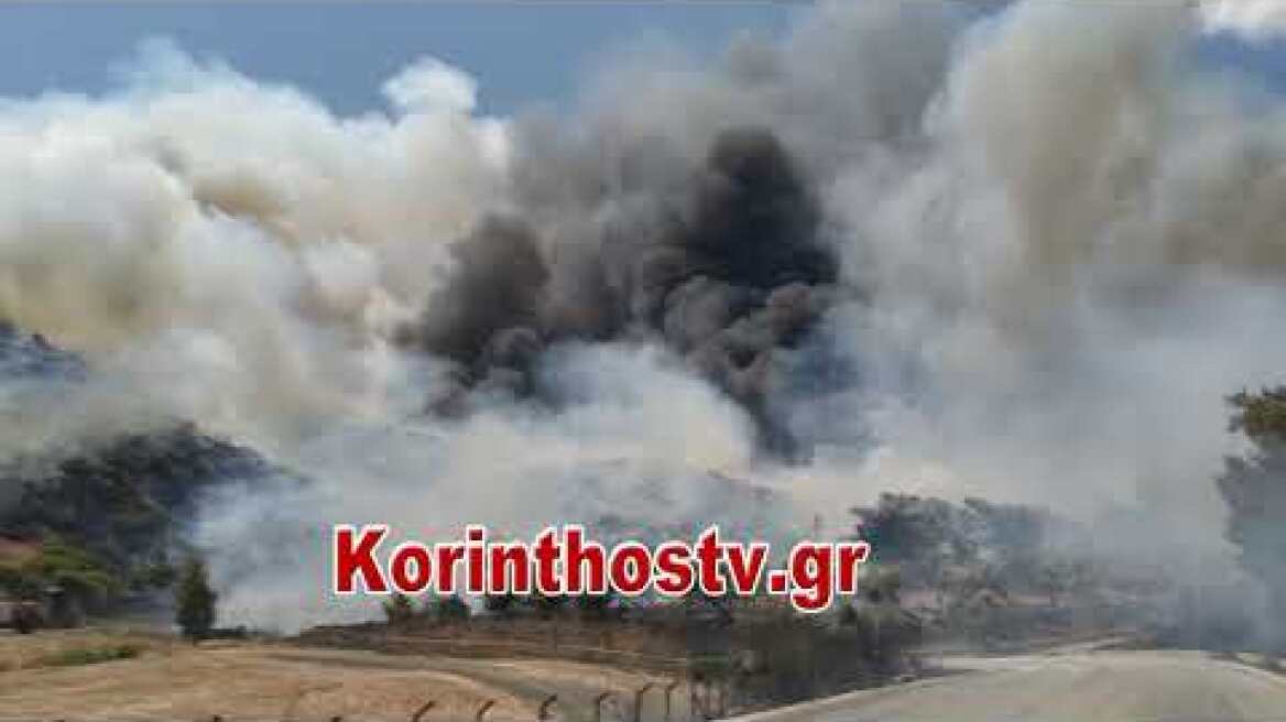 Κόλαση φωτιάς Κεχριές και  Λουτρά Ωραίας Ελένης