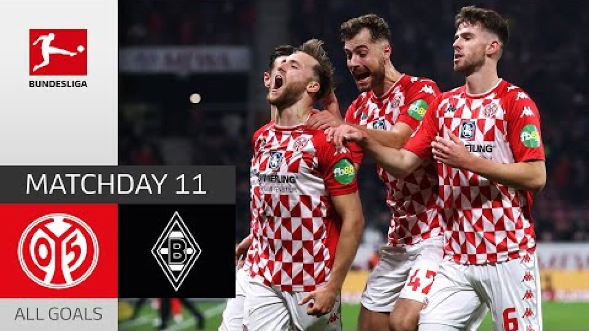 Wondergoal Rescues Mainz | Mainz 05 - Borussia M'Gladbach 1-1 | All Goals | MD 11 – Bundesliga 21/22