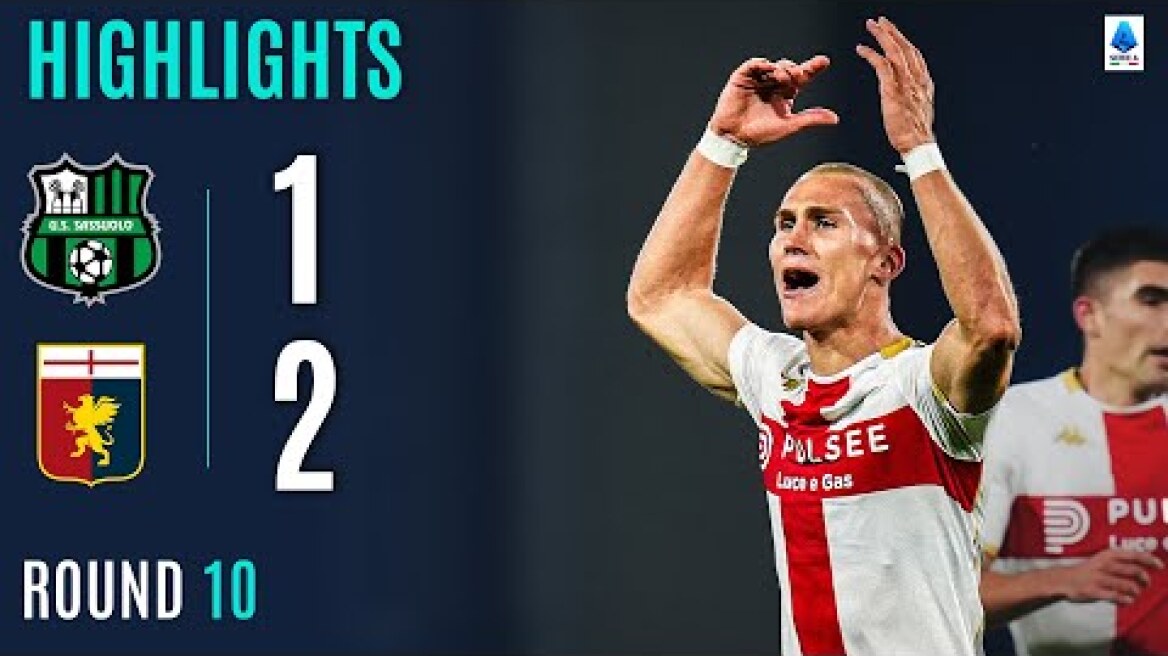 SASSUOLO-GENOA 1-2 | HIGHLIGHTS | Genoa Claim First Win Of The Season | Serie A 2025/26