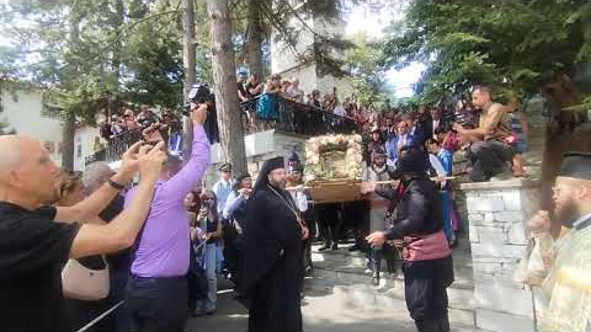 Η Λιτανεία της Ιεράς Εικόνας στην Παναγία Σουμελά 