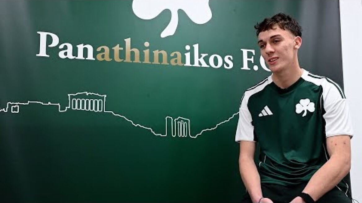 Σωτήρης Κοντούρης: «Να φτάσω όσο ψηλότερα γίνεται» / PAO TV