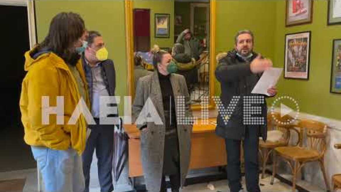 ilialive.gr - Εντάσεις πριν την πρεμιέρα του Δούρειου Ίππου για τον Παύλο Χαϊκάλη