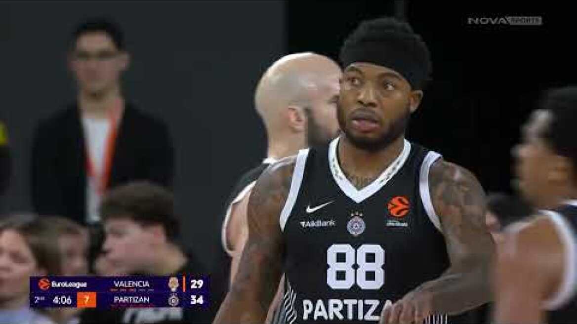 Βαλένθια – Παρτίζαν: 86-73 (MD 18, 30/12/2025)