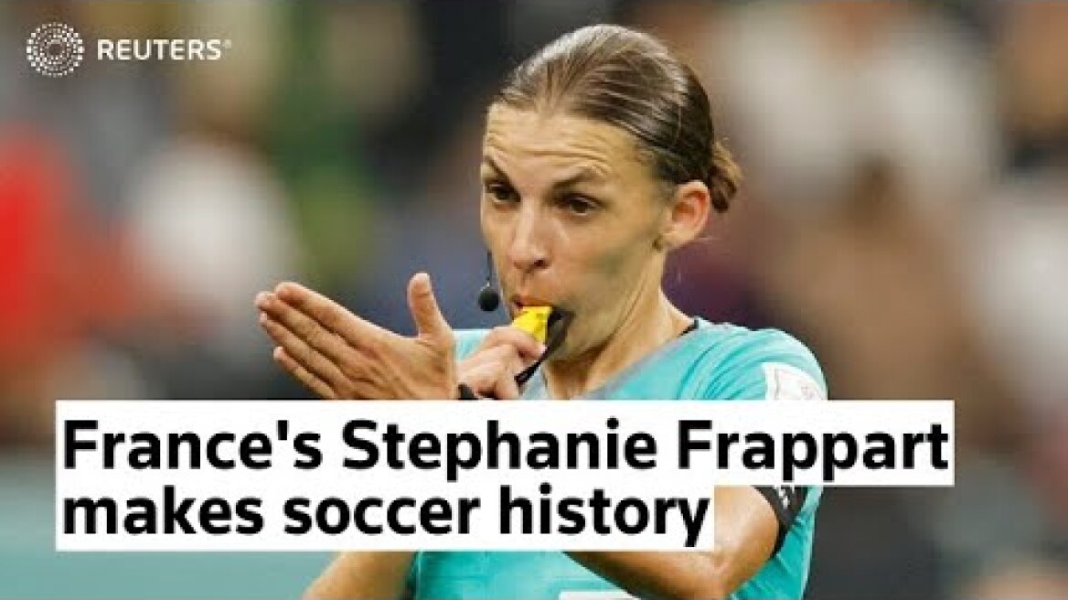 France's Stephanie Frappart makes soccer history