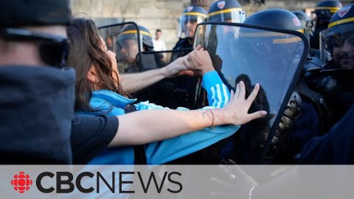 Funeral for French teen shot by police begins after fourth night of rioting