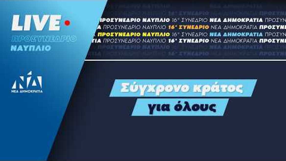 Προσυνέδριο της Νέας Δημοκρατίας στο Ναύπλιο