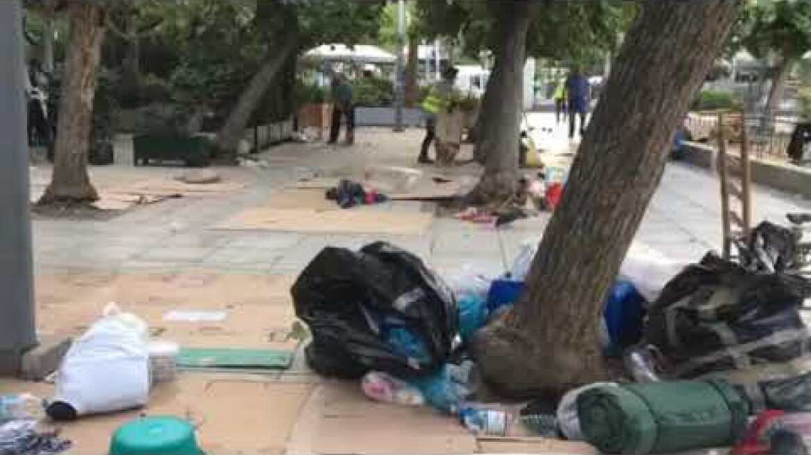 Πλατεία Βικτώριας εκκένωση