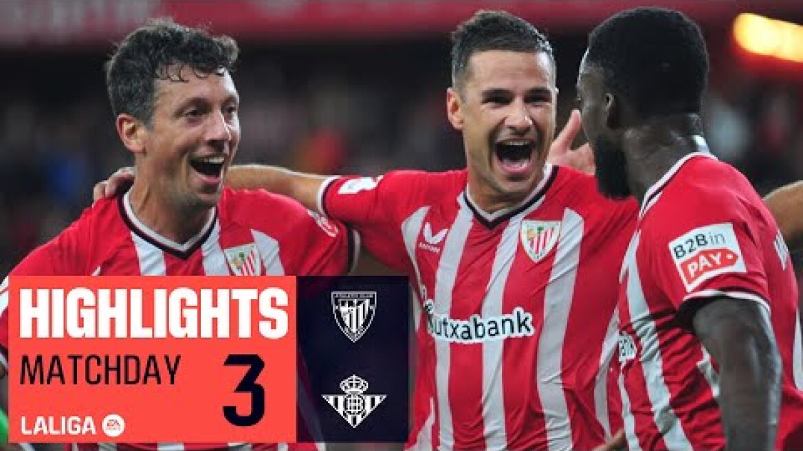Resumen de Athletic Club vs Real Betis (4-2)